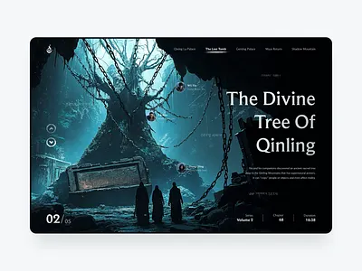 The Lost Tomb Web design ai branding design graphic design ui web