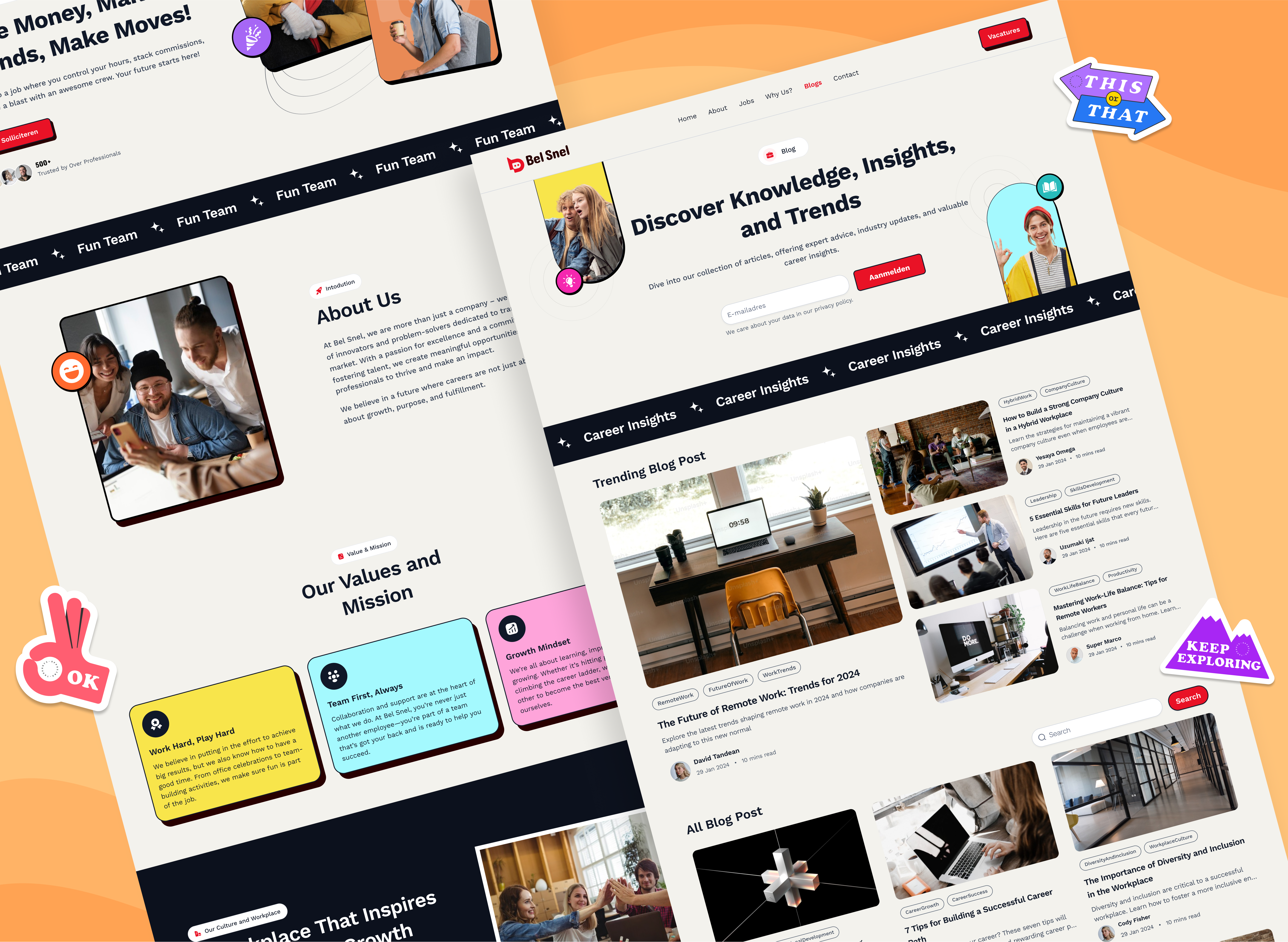 Example of Landing Page Design