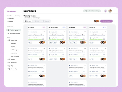 Task Management Dashboard branding graphic design logo ui
