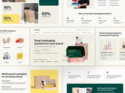 Packaging website. boxes branding cosmetics delivery design food packaging graphic design homepage landing page package packaging design packaging startup packaging website project ui ux web web design webdesign website