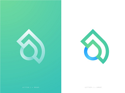 drop logo letter J aqua branding design drop drop symbol drops eco logo fire h2o hydration logo icon liquid logo logo design logo designer rain sea water water drop