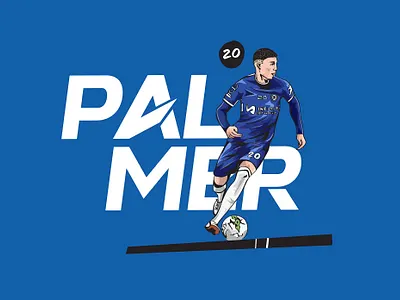 Cole Palmer T-Shirt Illustration chelsea fc graphic design illustration palmer tshirt