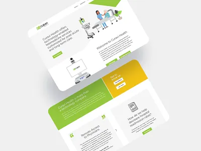 Curavi Health Website design ui webdesign