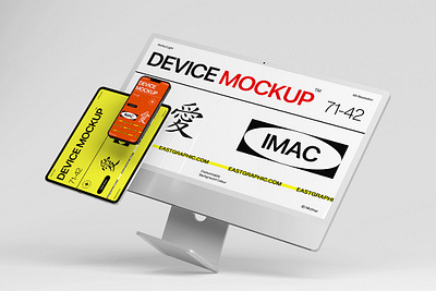 Device Mockups Set download free template imac ipad iphone psd psd template ui