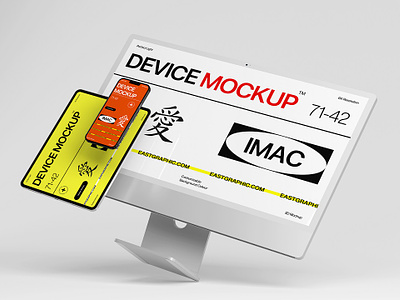Device Mockups Set download free template imac ipad iphone psd psd template ui