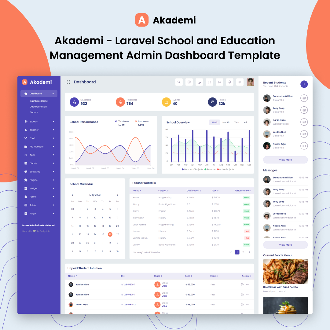 Akademi - Laravel School and Education Management Admin logo