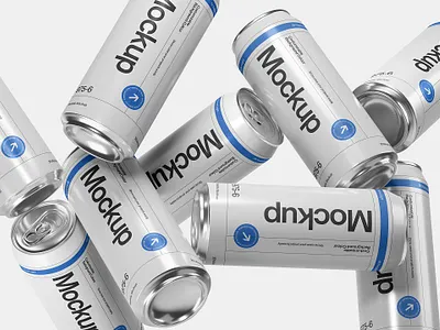 Shiny Can Mockups can drink drink mockup free template freebie pacakging
