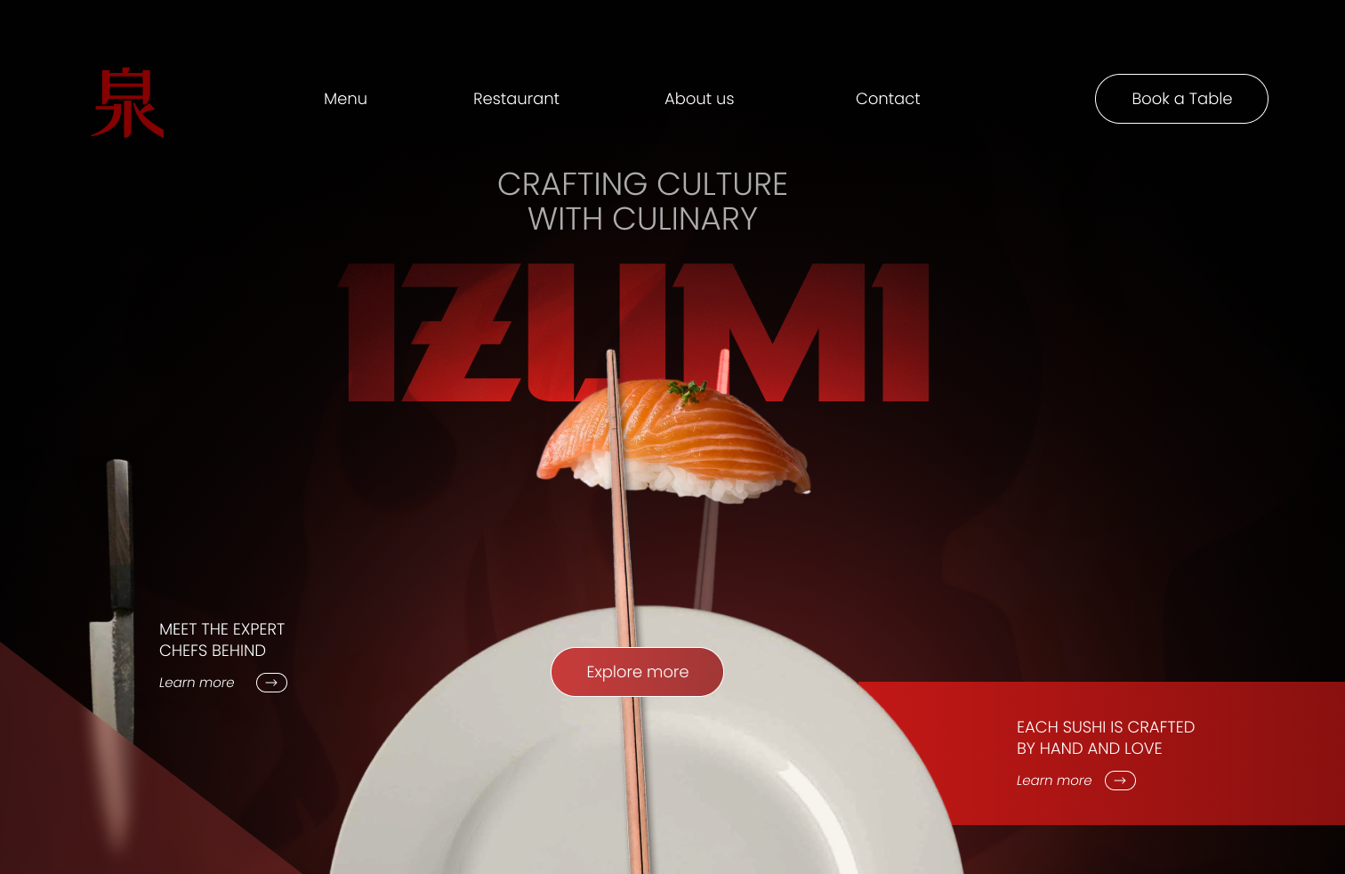 Example of Website Design (5 Pages)