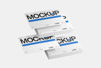 Levitation Business Card Mockup business card card card mockup free template logo printing