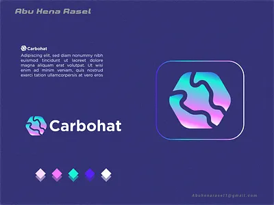 Carbohat Startup Business Logo Design brand brand identity brand identity design branding branding design logo logo design logomark minimalist logo modern logo startup visual identity design