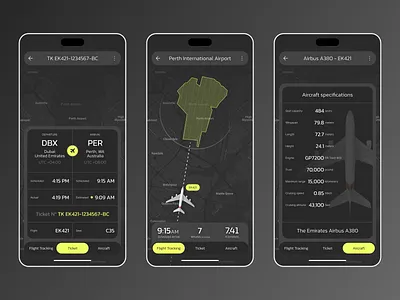 Flight Mobile App Concept app concept design ui