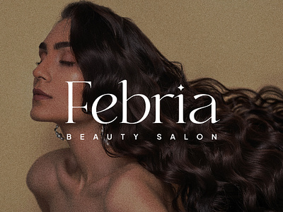 Febria Logo Design aestetic beauty branding care clinic concept cosmetic design elegant logo neat popular salon simple skin skin care typo typography