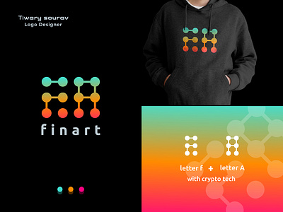 Finart Logo, Crypto tech logo blockchain brand business logo company logo crypto crypto logo crypto tech design f a logo finart company finart logo logo logogrid logomaker logos logotipo modern startup logo tech technology