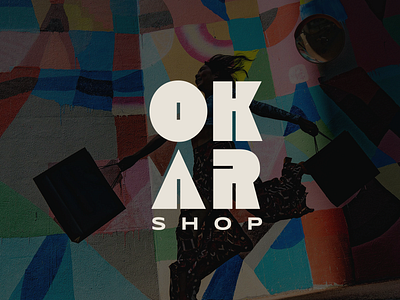 OKAR Shop - Logo brand identity branding design graphic design logo typography