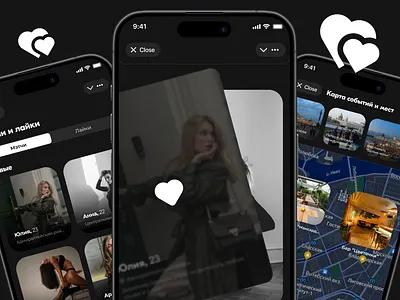 Dating SPB Mini App Design I UI/UX dating app dating app ui design interfaces mini app telegram mini app tma ui ui ux