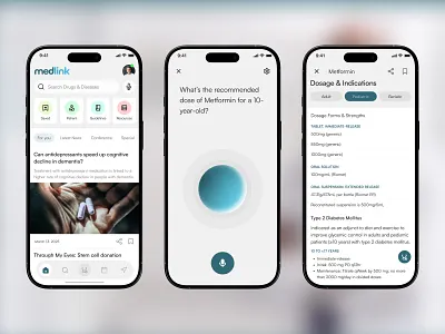 Doctor Mobile App app branding doctor medical mobile prototype research technology ui ux voice wireframes