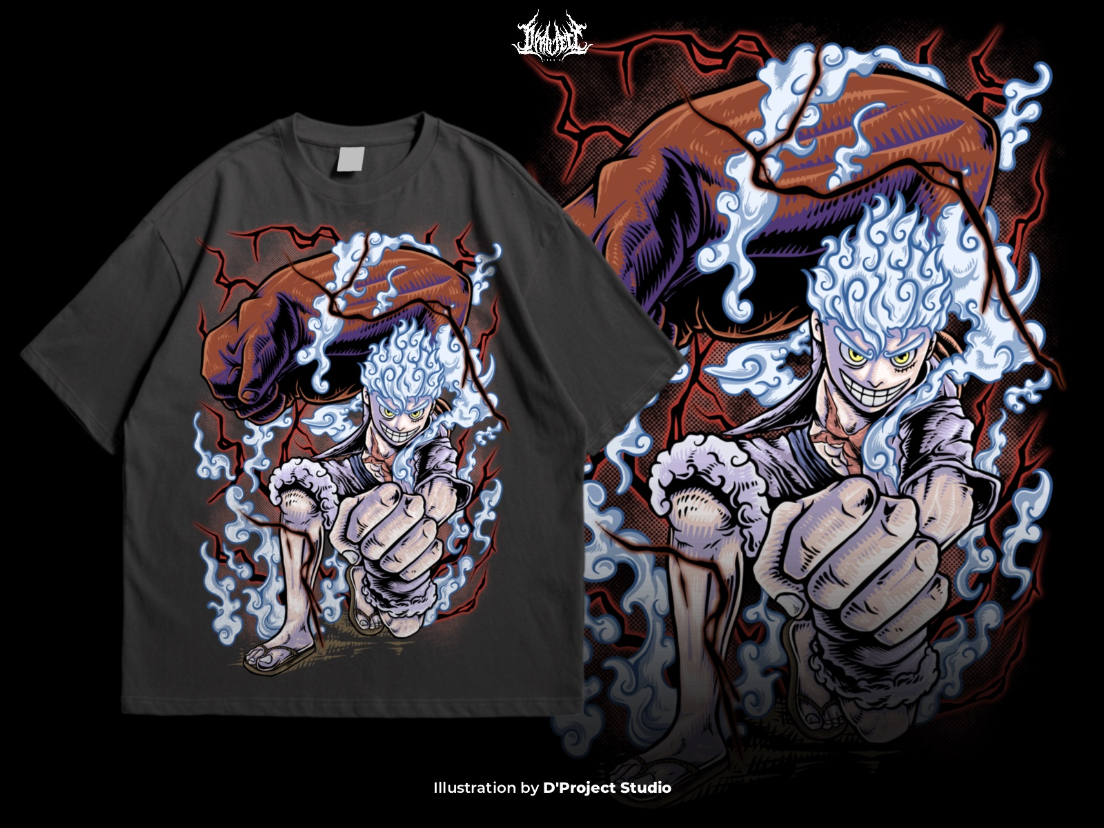 Example of Anime Tshirt Design