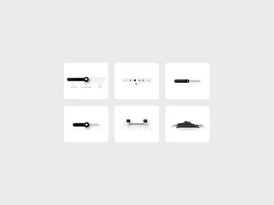 Slider Components 3d app black components design figma form minimal mobile popup range slider sliders soft ui ui ui design user interface ux variants variations