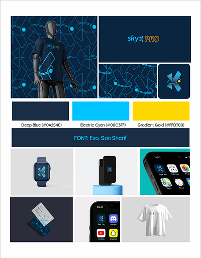 Branding design for Skyx Pro