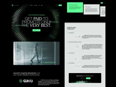 Circular Wealth b2b business dark design fintech graphic design homepage illustration tech ui ux web design website