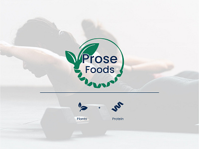 Logo Design for Prose Foods 2d art 2d logo brand branding design digital digital art graphic design health icon identity branding illustration logo logo design modern organic protein sport logo sports vector
