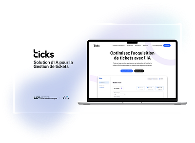 TICKS animation app branding conception design graphic design ia icon illustration logo minimal typography ui ux vecteur vector web