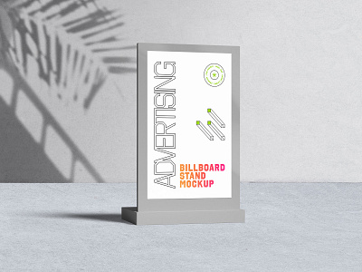 Billboard Display Stand Mockup free freebie freebies psd mockup