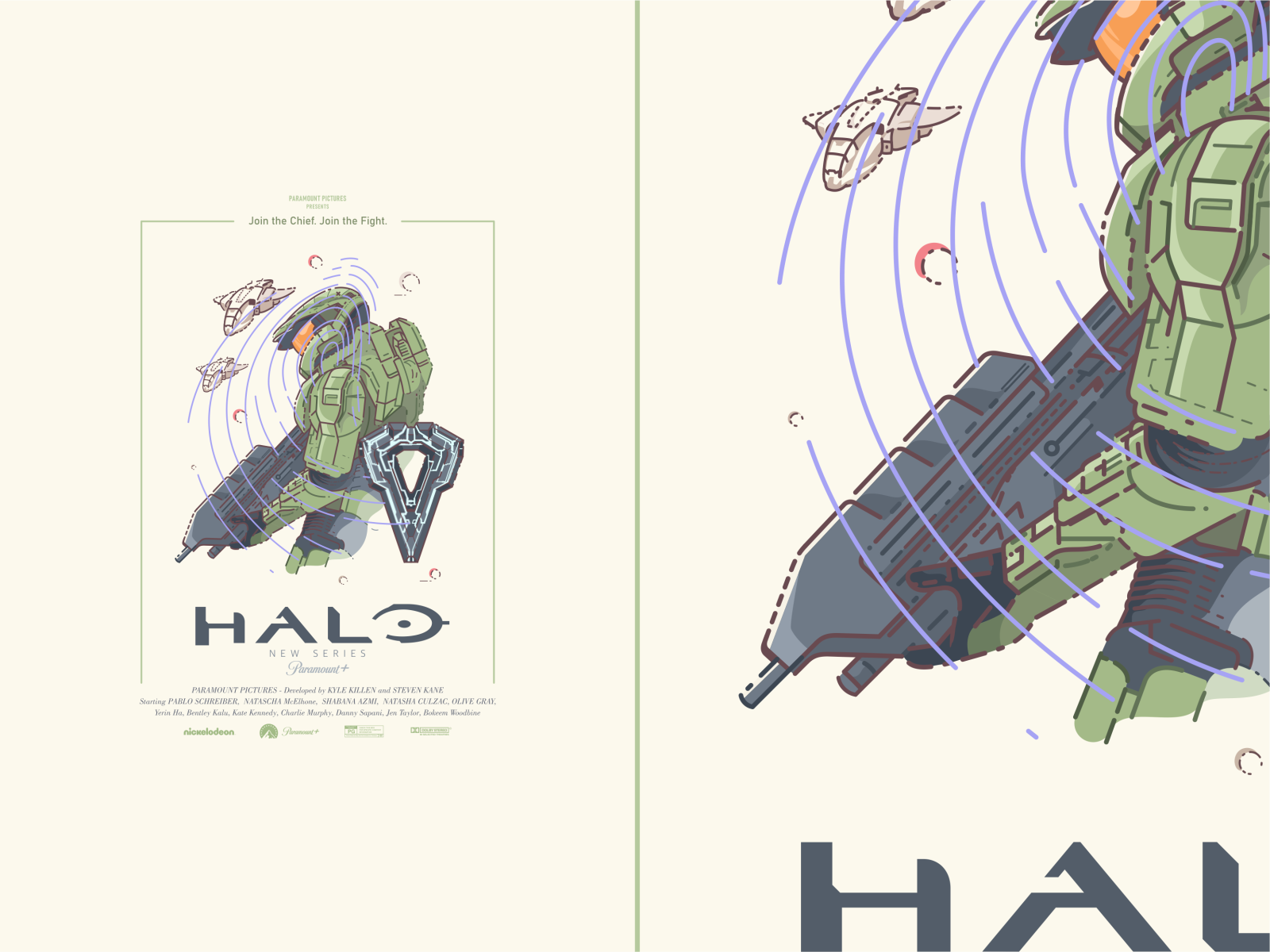 Example of Halo Movie poster