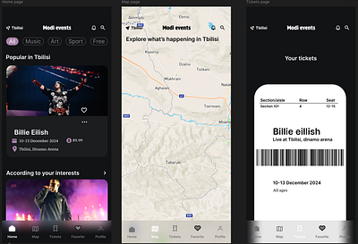 Modi events app design figma ui ui ux designer ux