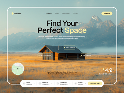 Travel Booking Platform Design airbnb booking design figma home booking hotel interface product design property management reservation saas tourism travel trip ui ux vacation web design web portal website design
