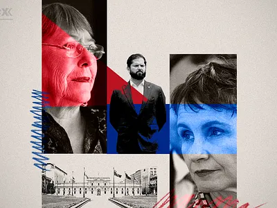 Chilean government article chile editorial illustration graphic design newsletter politics