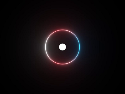 A Gradient Ball 3d animation branding graphic design logo motion graphics ui
