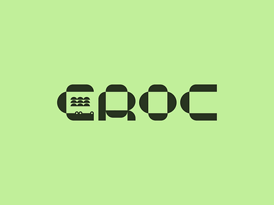 Croc animal logo brand branding crocodile graphic design logo logodesign logodesigner logomark logotype wordmark
