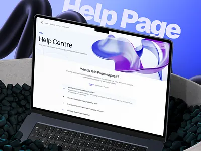Help Page accessibility clean ui customer support digital product faq design faq section help page information architecture interactive design intuitive navigation knowledge base minimalistic design modern ui responsive design sleek design ui design user experience ux design web design website ui