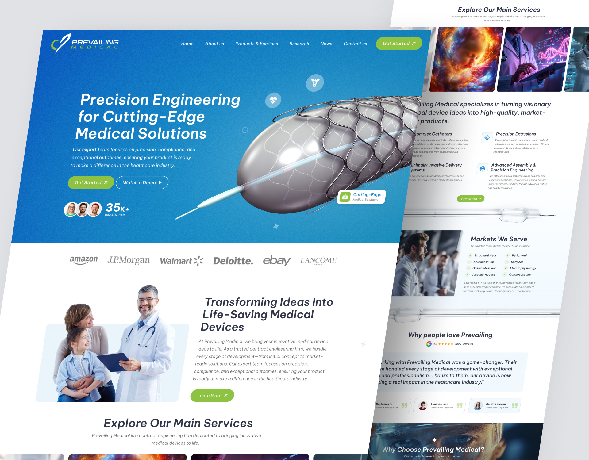 Medical Technology Website Landing Page consultation homepage doctor homepage health website healthcare website hospital website landing page design medical care website medical homepage medical landing page medical startups medical technology medical website online meditation patient website pharmacy landing page technology landing page technology website website interface website landing page website ui ux