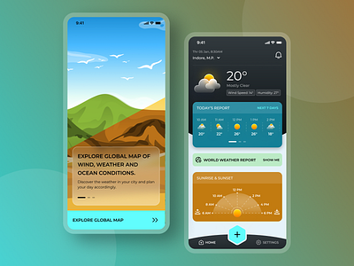 Weather App app design clouds degree design figma humidity mobile mobile app temperature theme ui design walkthrough weather app wind