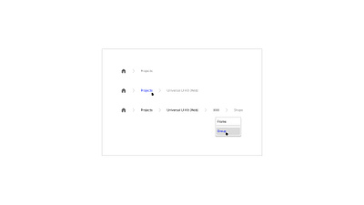 Daily UI #056 - Breadcrumb app design ui uix101 ux uxui