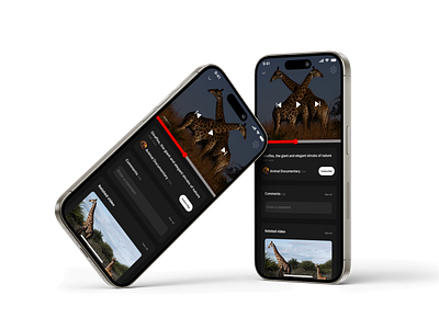 Daily UI #057 - Video Player app design ui uix101 ux uxui