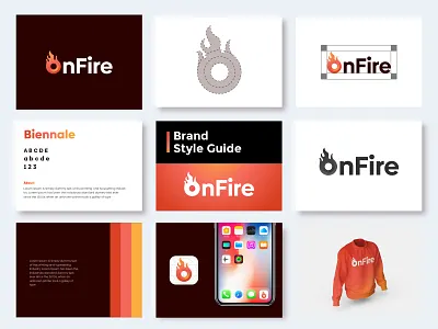 O Fire , Flame Logo - Brand Style Guideline 🔥 a b c d e f g h i j k l brand brand identity branding creative logo design fire flame identity logo logo design logo mark logodesign logos logotype m n o p q r s t u v w x y z minimalist logo modern logo symbol vector