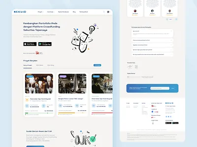 Securities Crowdfunding Website - Investment crowd funding funding homepage illustration investment investment platform landingpage portfolio uiux ux website website design