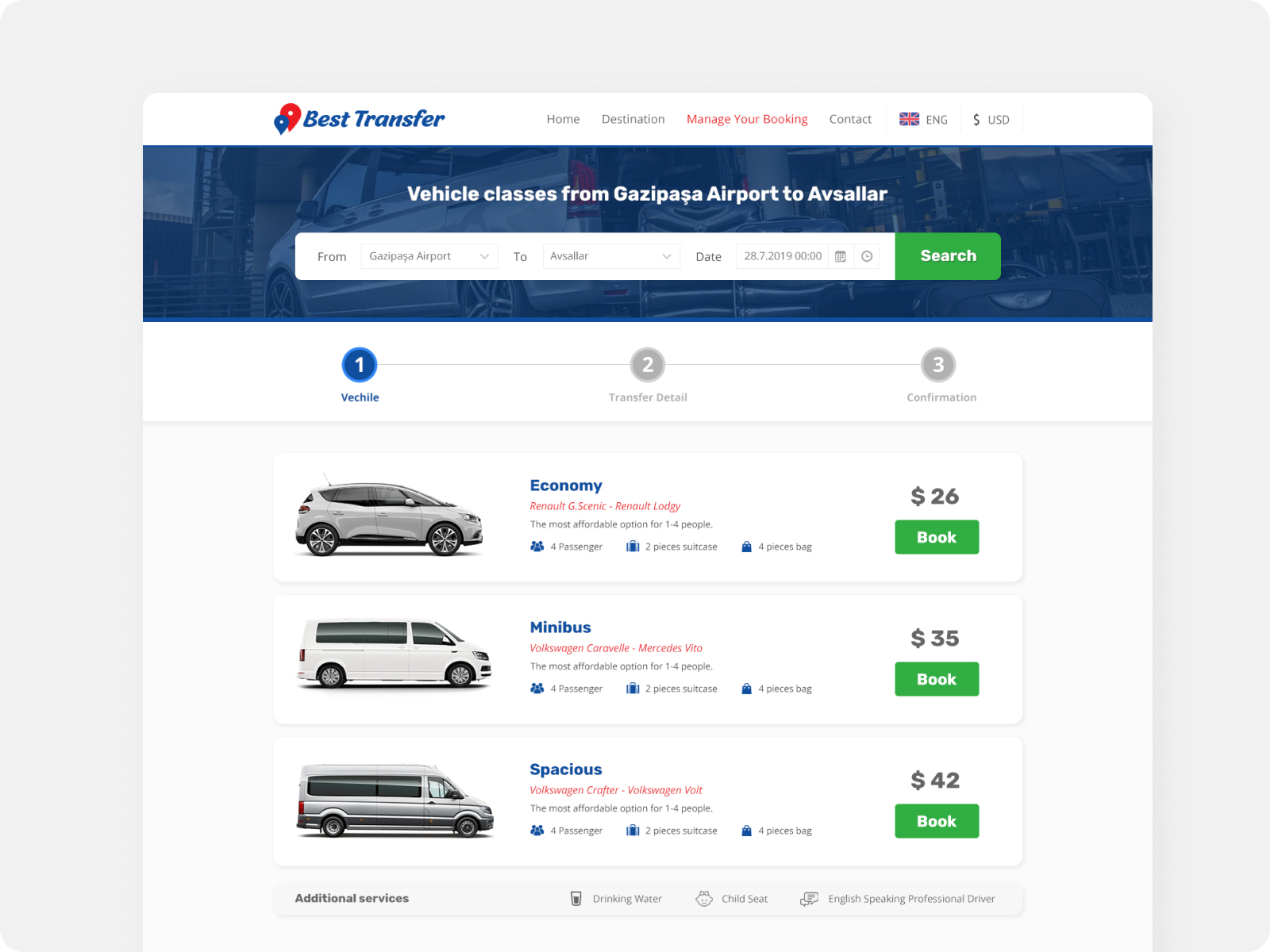 Transfer Company Web Design responsive web design transfer transfer company transfer service uiux design web design