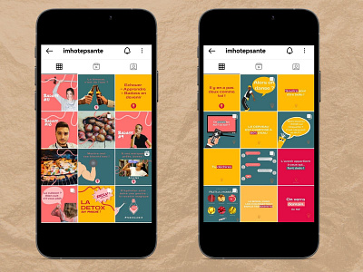 Feed Instagram branding community manager creation design illustration instagram mobile social