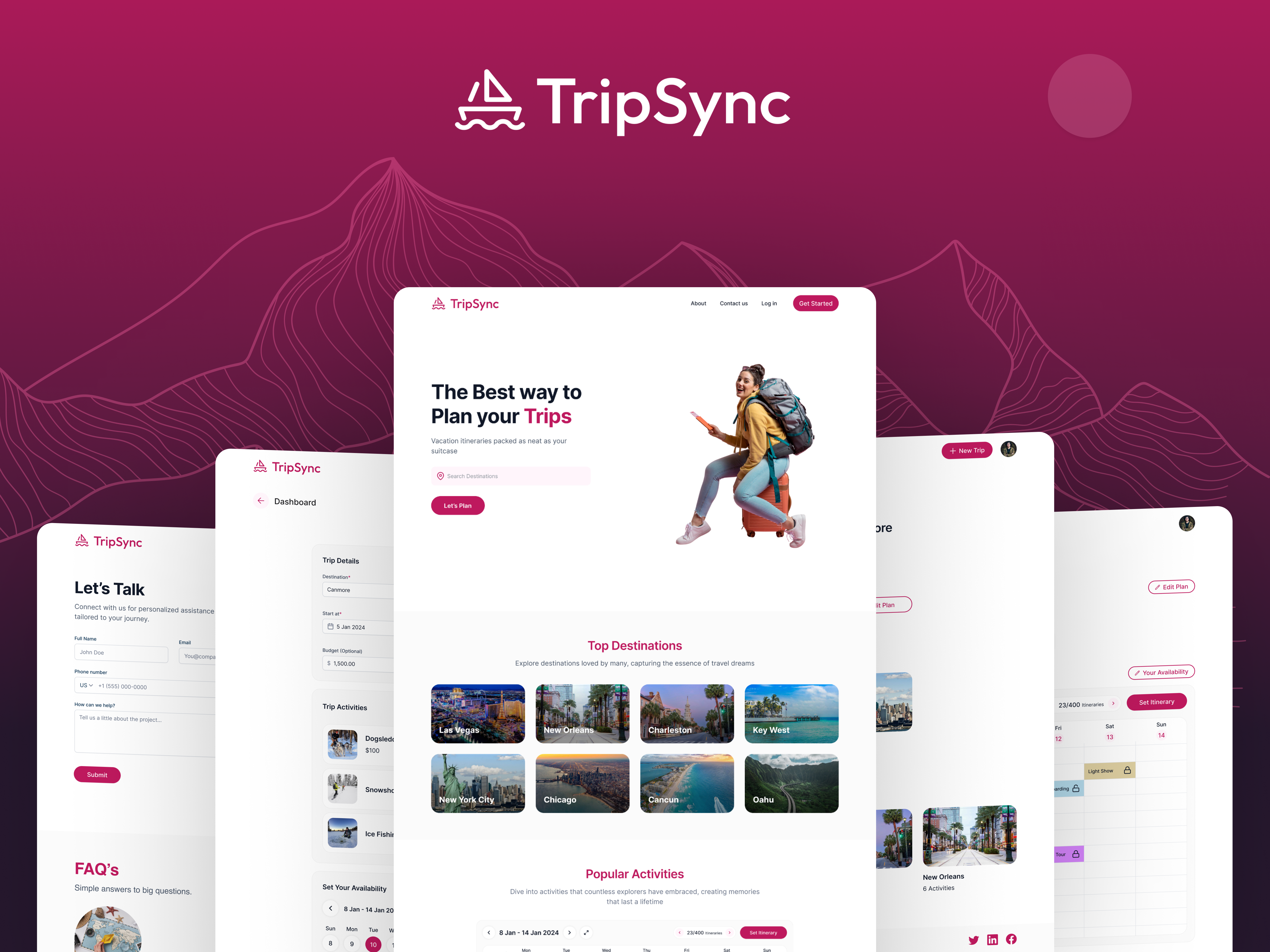 Example of Sleek Web App UI/UX Design