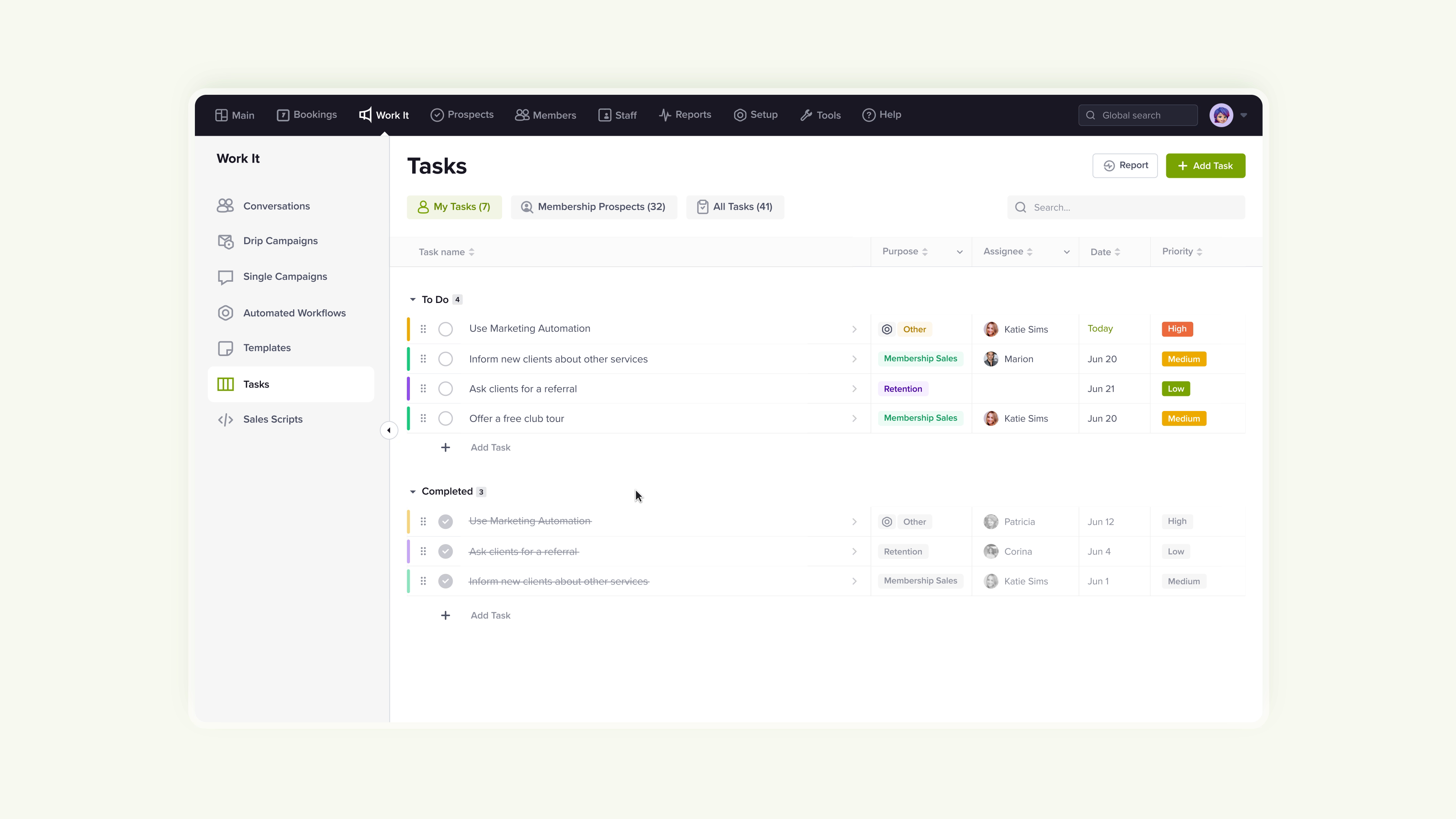 Example of Web App Design