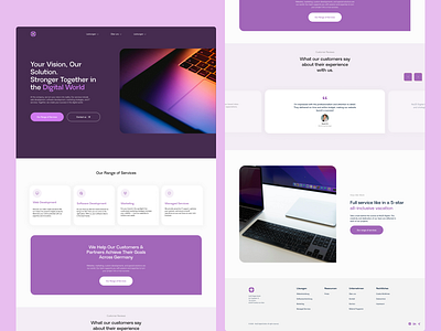 IT Services Landing page it services landing page product product page technology ui ux webdesign