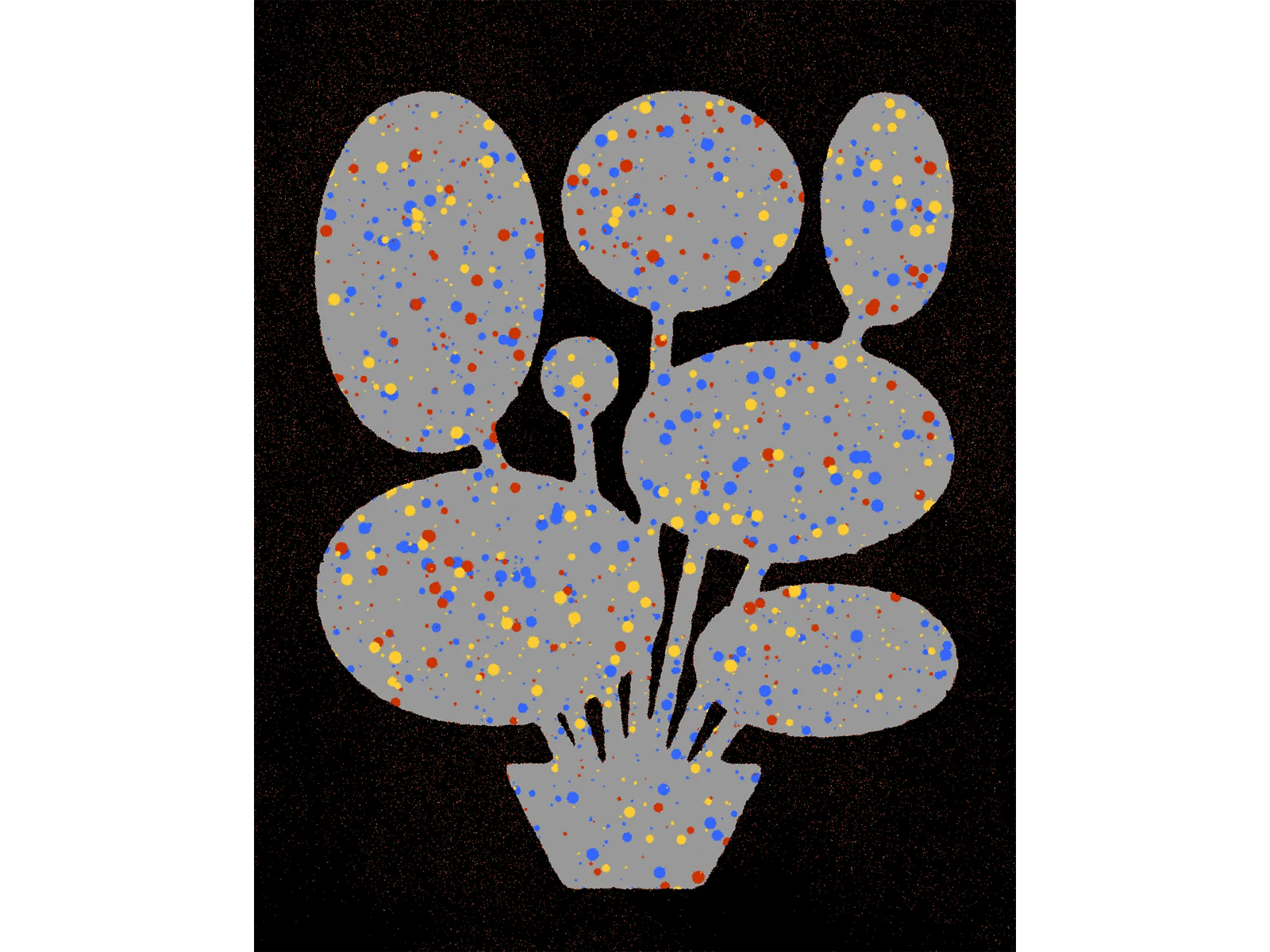 Plant No:9 illustration illustrator kemal sanli plant texture