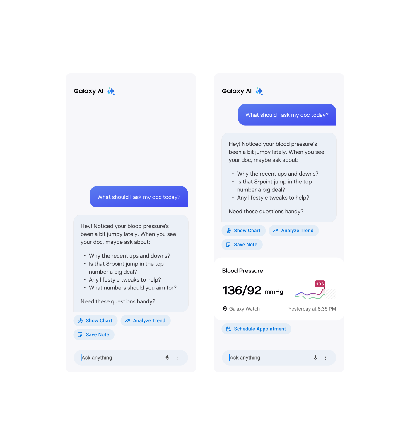 Samsung Health galaxyai genui samsung samsung oneui