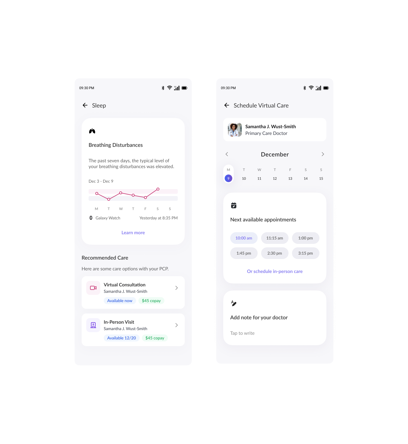 Samsung Health Space appointment scheduling generative ui personalized healthcare samsung galaxy samsung oneui schedule care