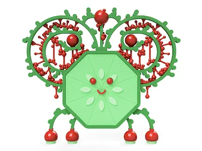 Pepino Chamoy 3d chamoy character chile fruit mexican model render you