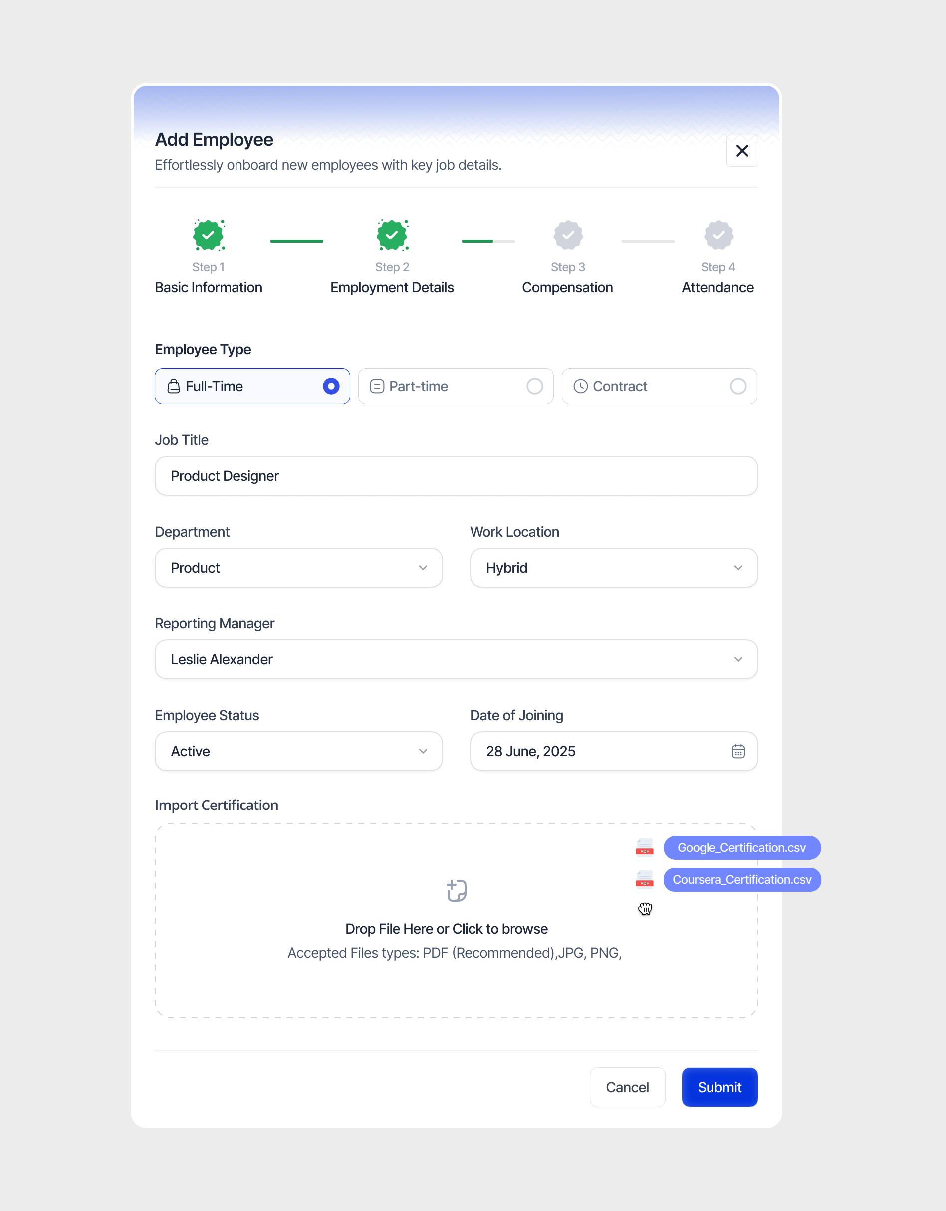 Add Employee branding dashboard graphic design ui ux